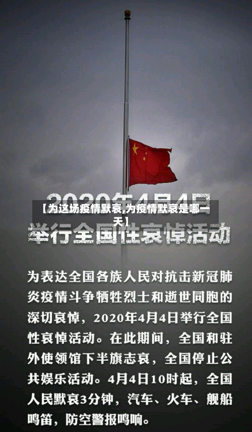 【为这场疫情默哀,为疫情默哀是哪一天】-第1张图片
