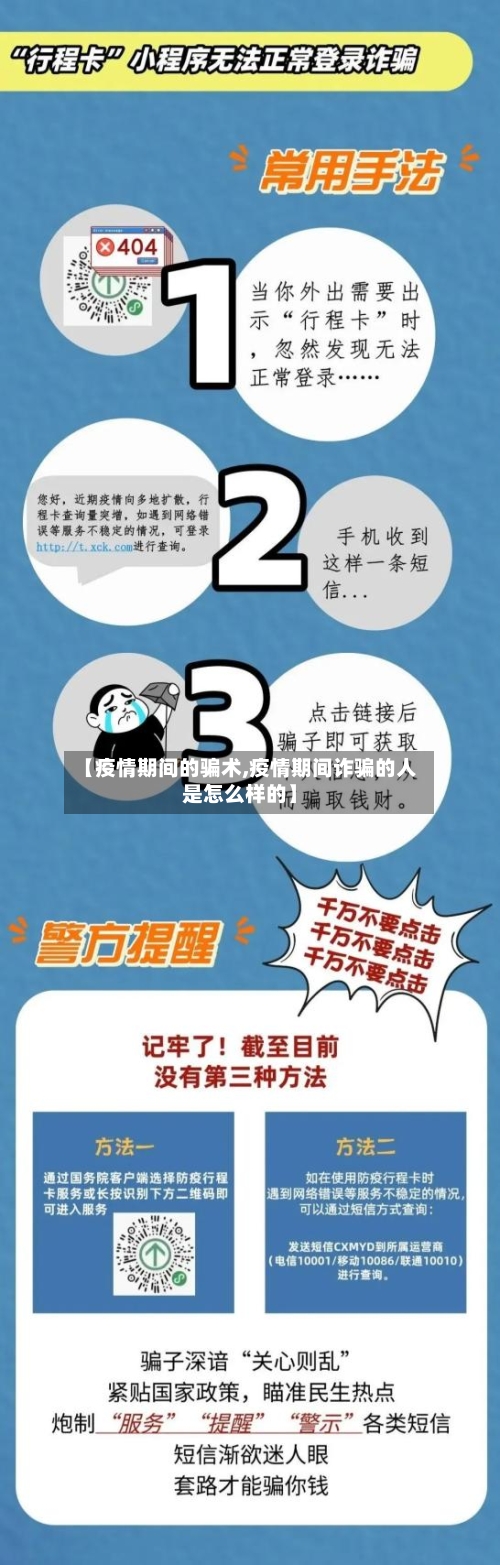 【疫情期间的骗术,疫情期间诈骗的人是怎么样的】-第1张图片